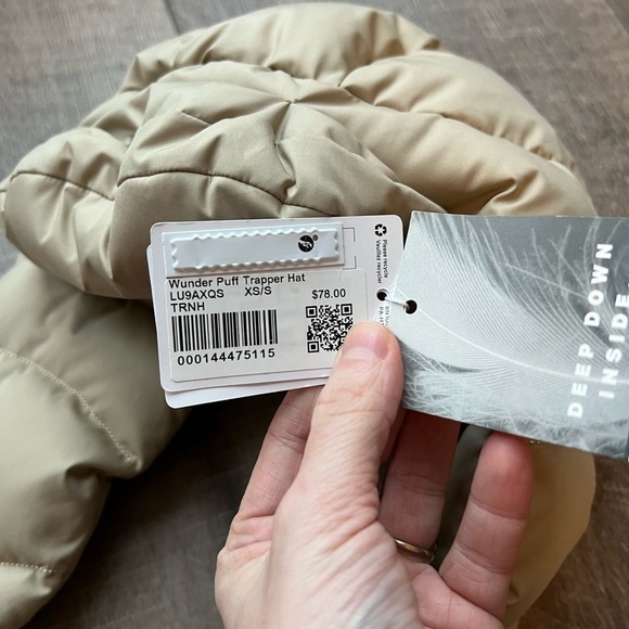 Lululemon Wunder Puff Trapper Hat in Trench
